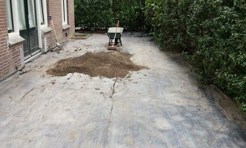 Oud grind verwijderen